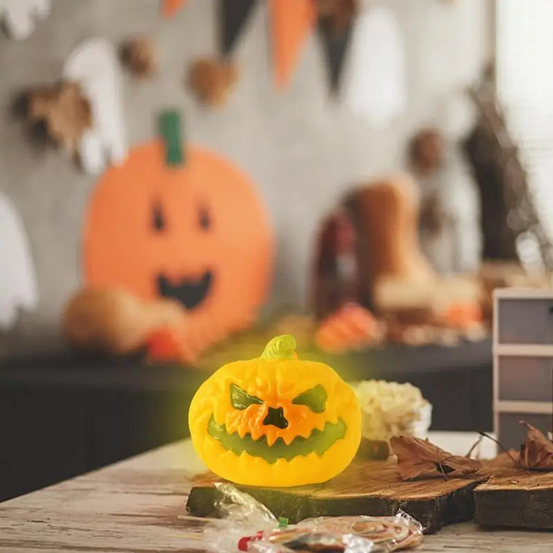 Halloween Pumpkin Lights Pumpkin Lights Halloween Light Table Lamp Home Decor Spooky Pumpkin Table Centerpieces Ambient Lighting