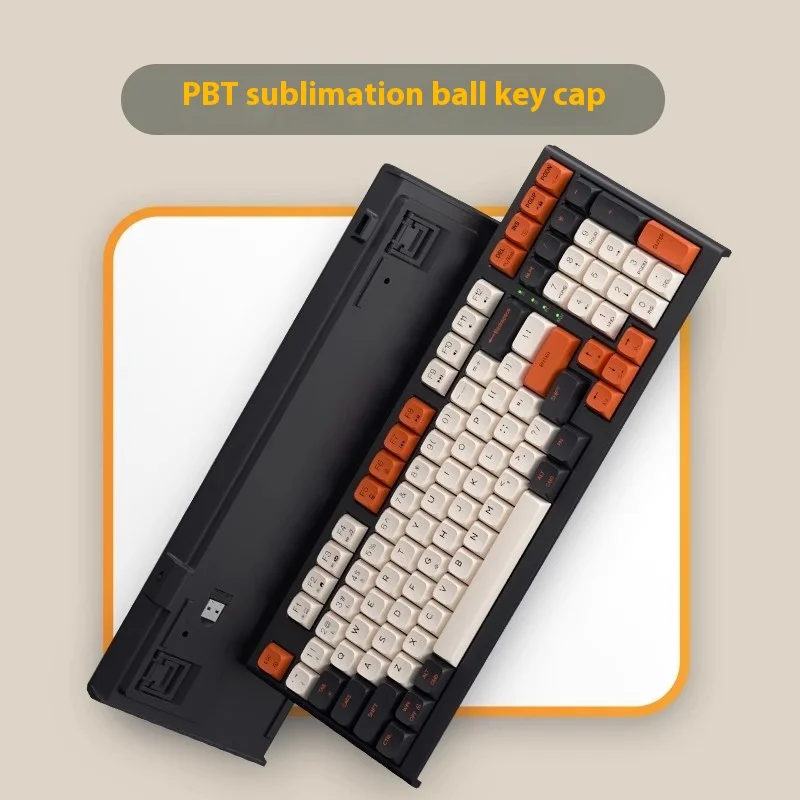 Magic Refiner Mk98 Key Mechanical Keyboard Customized The Third Mock Examination Box Axis V2 Hot Plug Mechanical Keyboard Gift