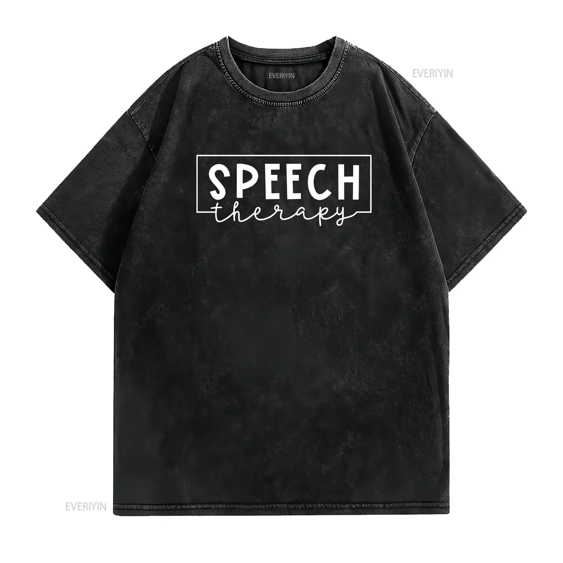 Speech Therapy T Shirt Language PathologisT SLP Pathology SLPA vintage Washed Soft fashion graphic Comfortable Breathable
