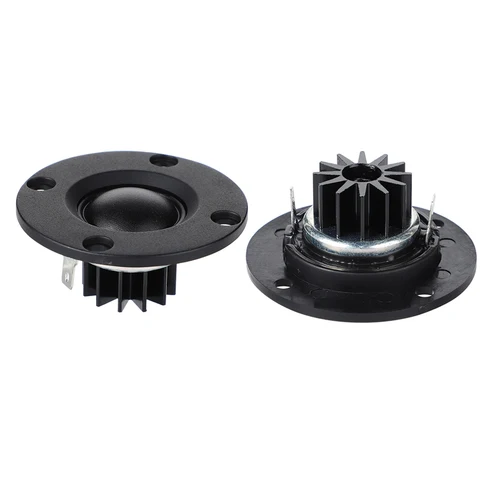 Imagen 2 del producto 2 unids/lote 52MM 6 Ohm 30W cúpula película de seda Tweeter altavoces ABS titanio agudos Audio altavoz portátil radiador de aluminio