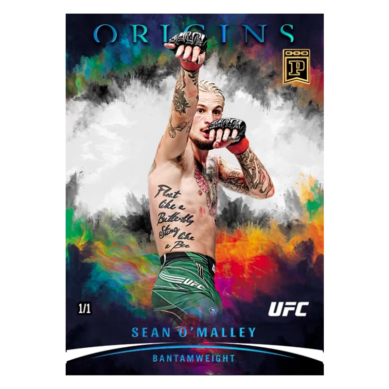 Conor Mcgregor Khabib Murmagomedov Khamzat Chimaev Panini UFC Series Diy Homemade Collection Flash Card Toys Gift - view 3