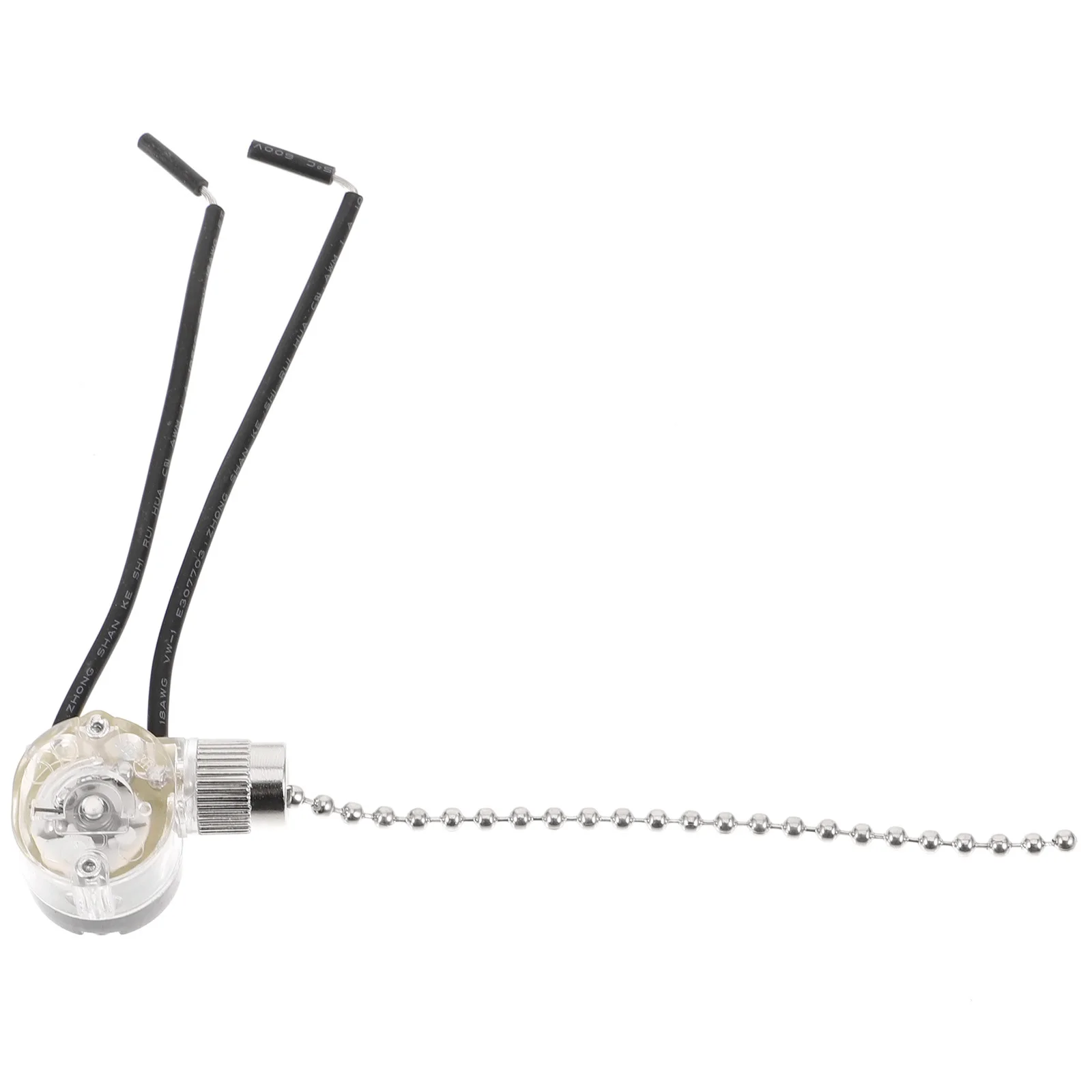 النيكل مروحة السقف سحب سلسلة تمديد مصباح تركيب المصابيح استبدال سلسلة حبل قوي لمفتاح ضوء المروحة سهلة #3