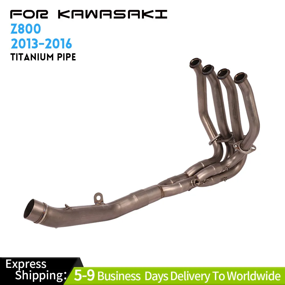 

Motorcycle Exhaust Front Headers Slip On Connected Pipe For Kawasaki Z800 13-16 Exhaust Systems Exhausts Pipes