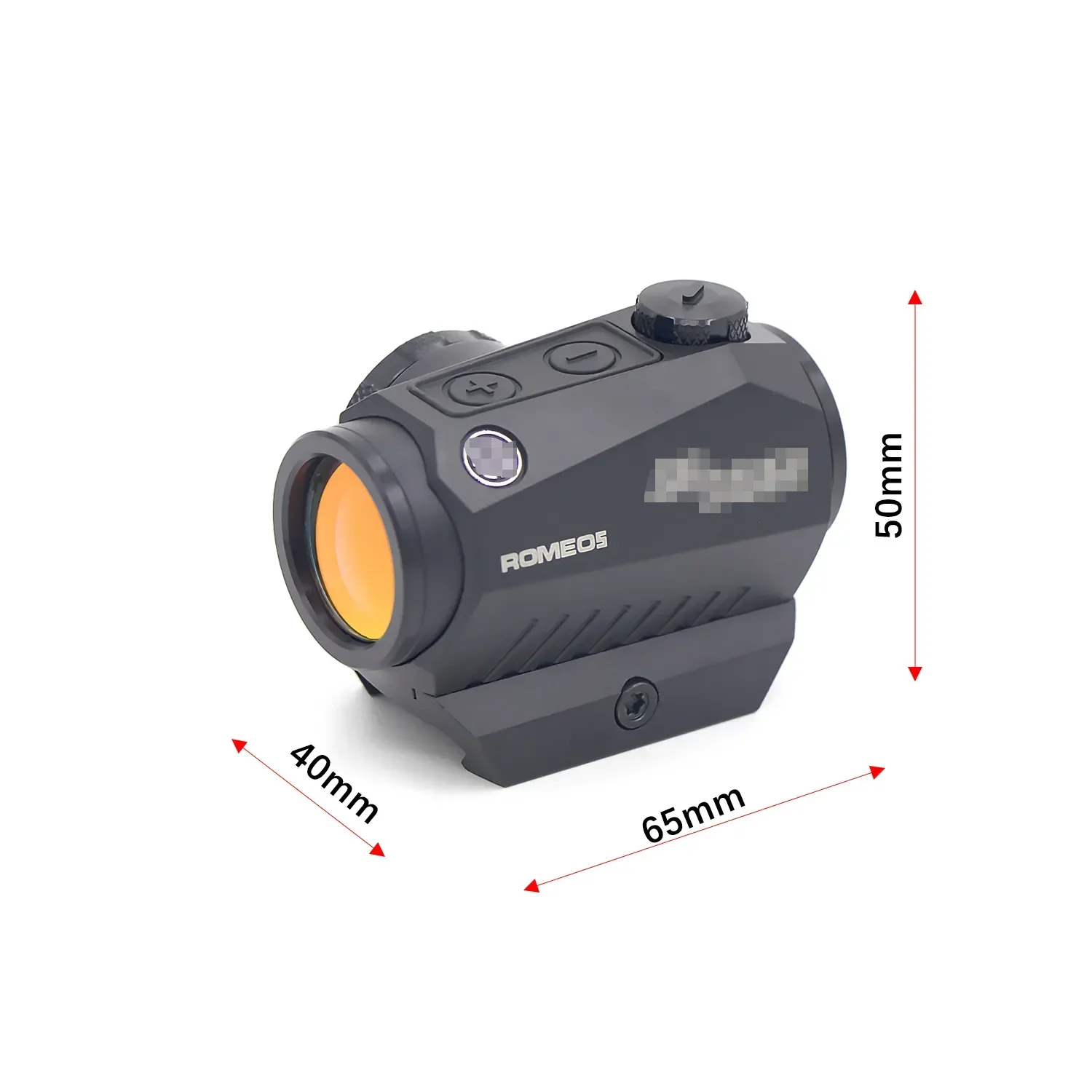 Imagem -06 - Red Dot Sight Riflescope para Airsoft Hunting Scope Romeo5 Reflexo Holográfico Compacto Moa 1x20 mm