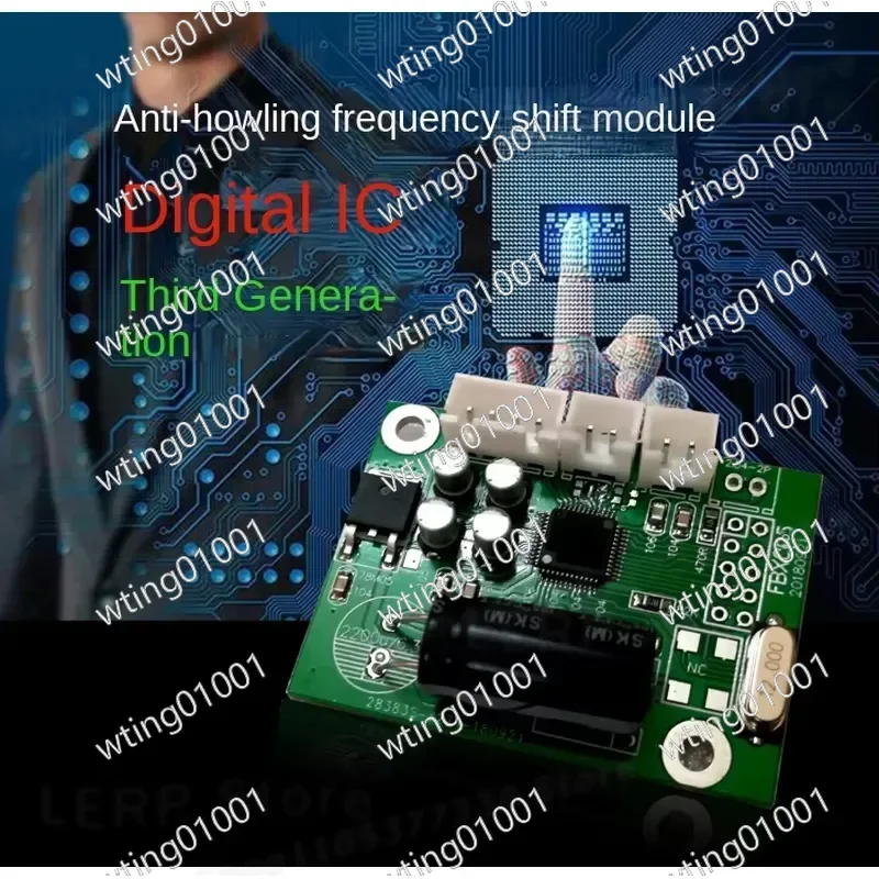 for Fei-microphone Digital Anti-howling Feedback Suppressor Frequency Shift Module Professional KTV Meeting Enhanced Sound