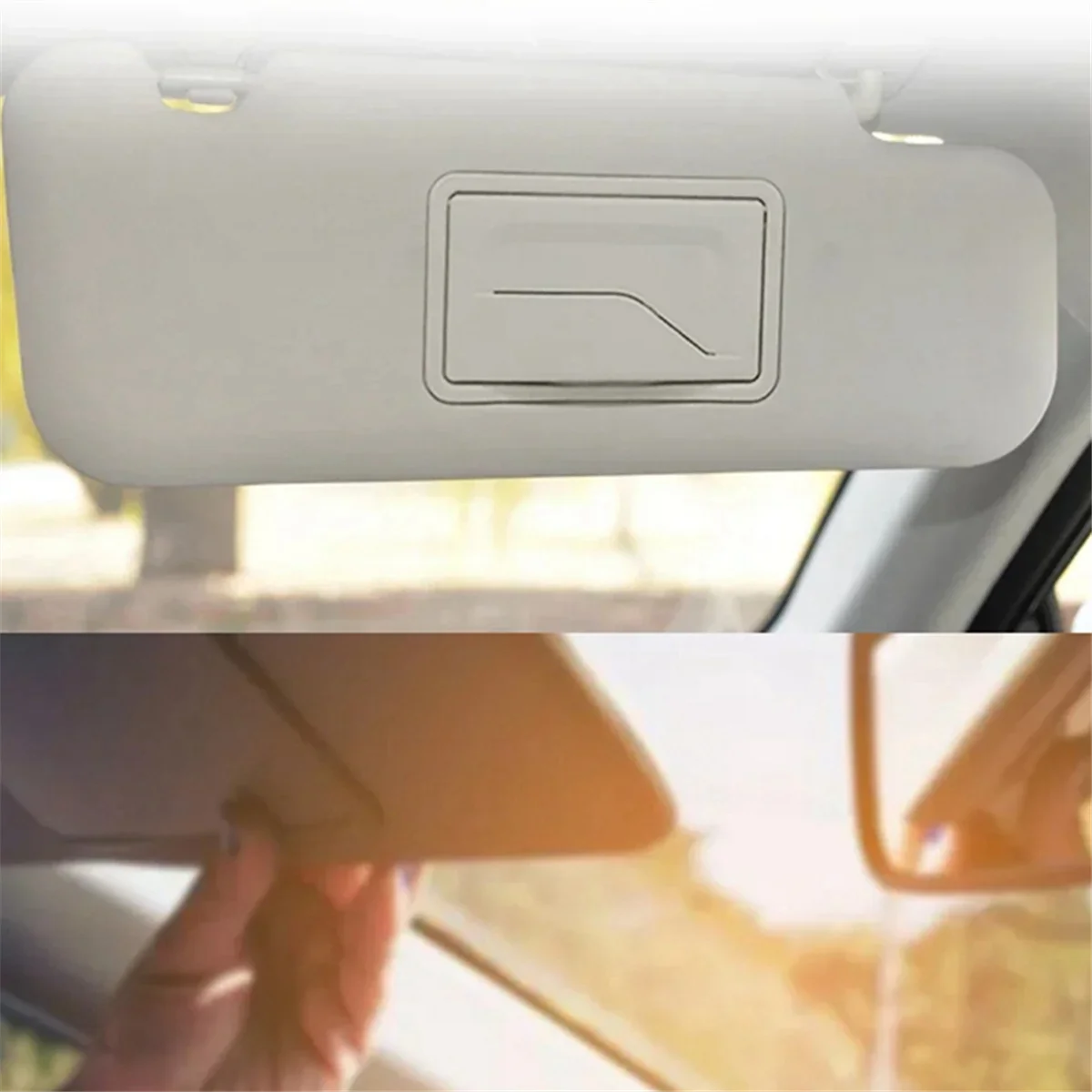 Car Front Sun Visor Car Sun Shield P95327507 P95327509 Suitable for Chevrolet Sonic 2012-2019 Spark