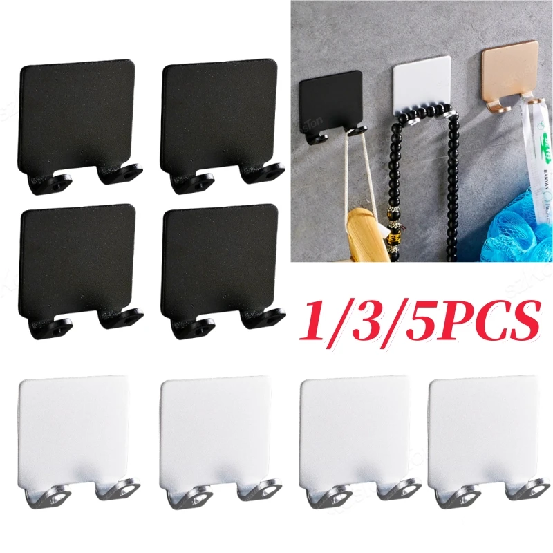 1/3/5Pcs Punch Free Razor Rack Shaver Space Aluminum Storage Hook Shelf Bathroom Razor Holder Wall Kitchen Accessories