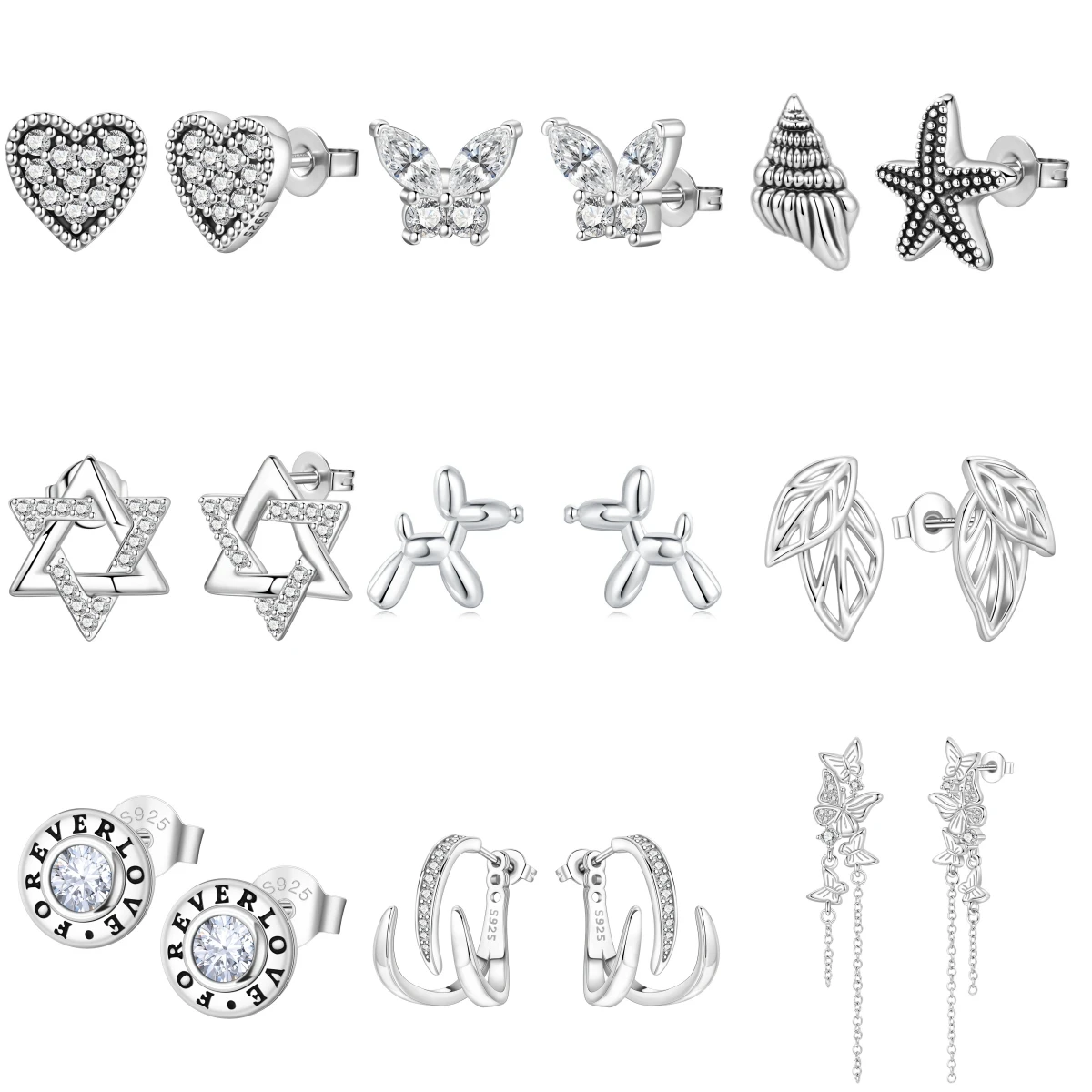 CYCUFF 925 Sterling Silver Minimalist Basic Series Earrings Stud Earrings For Lady S925 Jewelry Party Anniversary Gifts