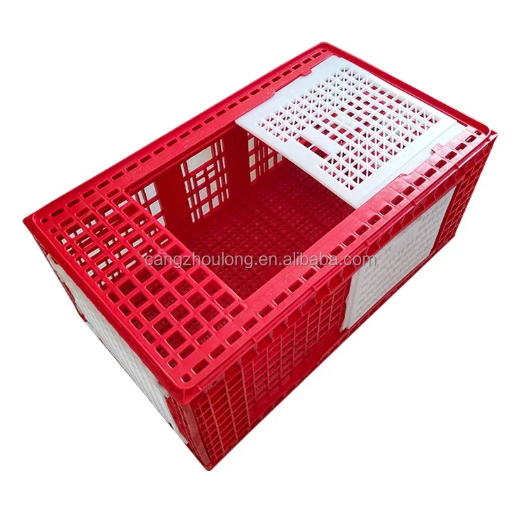 Foldable Cage Live Poultry Transportation Cage Goose Box Transported Turkey Poultry Transport Crate Box Cage