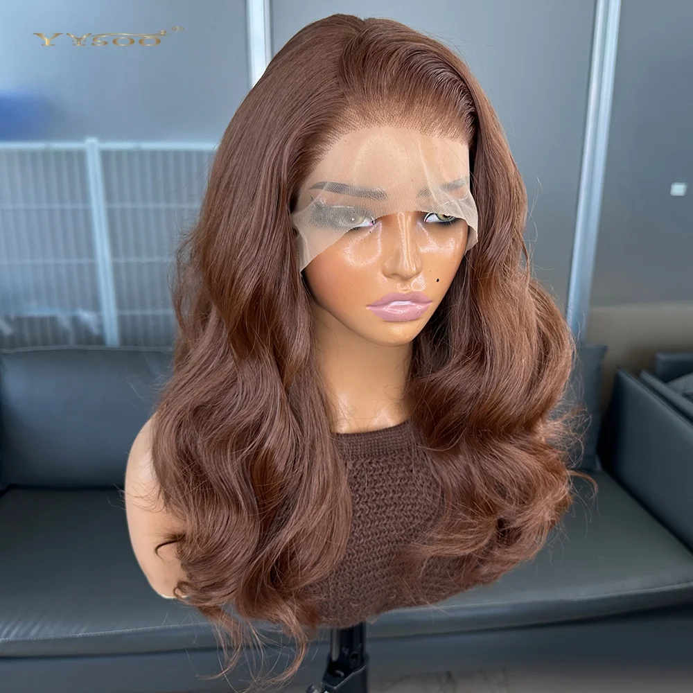 Factory Direct Natural Looking Easy Towear Glueless Heatresistant Natural Hairline Synthetic Lacefront Wavy For Womens Daily