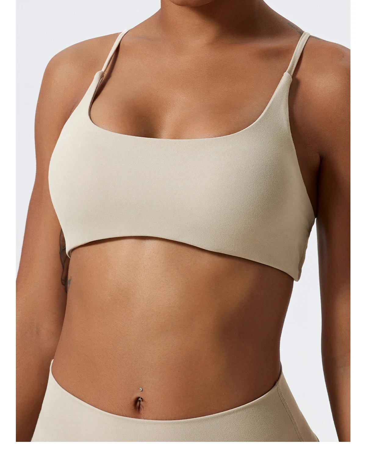 Hearuisavy Sommer Damen Sport-BH Unterwäsche Sportbekleidung Gym-Top Yoga-Kleidung Atmungsaktiv Schnelltrocknend Lauf-Pilates-Fitness-Top – Detail 36