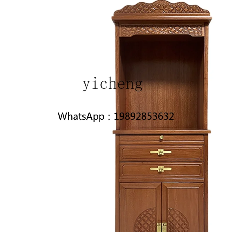 

Solid Wood Buddha Niche Clothes Closet Altar Buddha Cabinet Altar Buddha Shrine Shrine Altar Home with Door