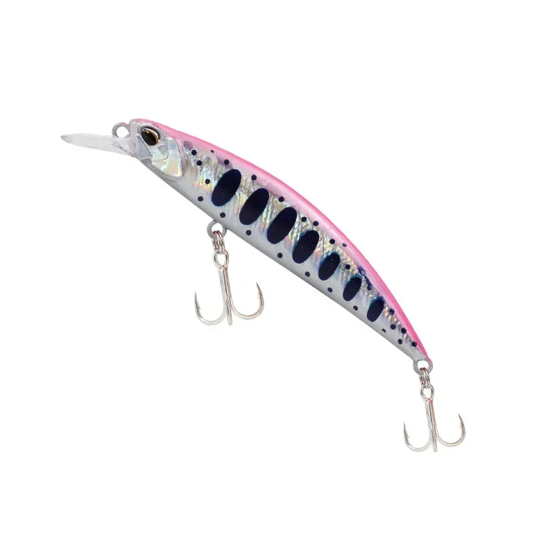 

Minnow Fishing Lure 8cm 12g Wobbler RYUKI 80S Sinking Trolling Swimbait Jerkbait Artificial Bait Culter Alburnus Bass Bait