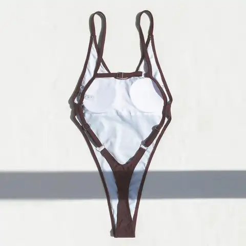 Sexy Backless String Mini Micro Thong Vrouwen Badmode Eendelig Badpak Vrouwelijke Monokini Hoge Been Uitgesneden Badpak Zwemmen