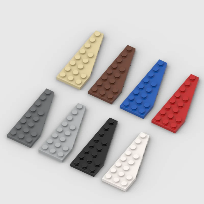 *Right Plate 3X8 W/Angle*50304 10pcs DIY enlighten block bricks,Compatible With Other Assembles Particles