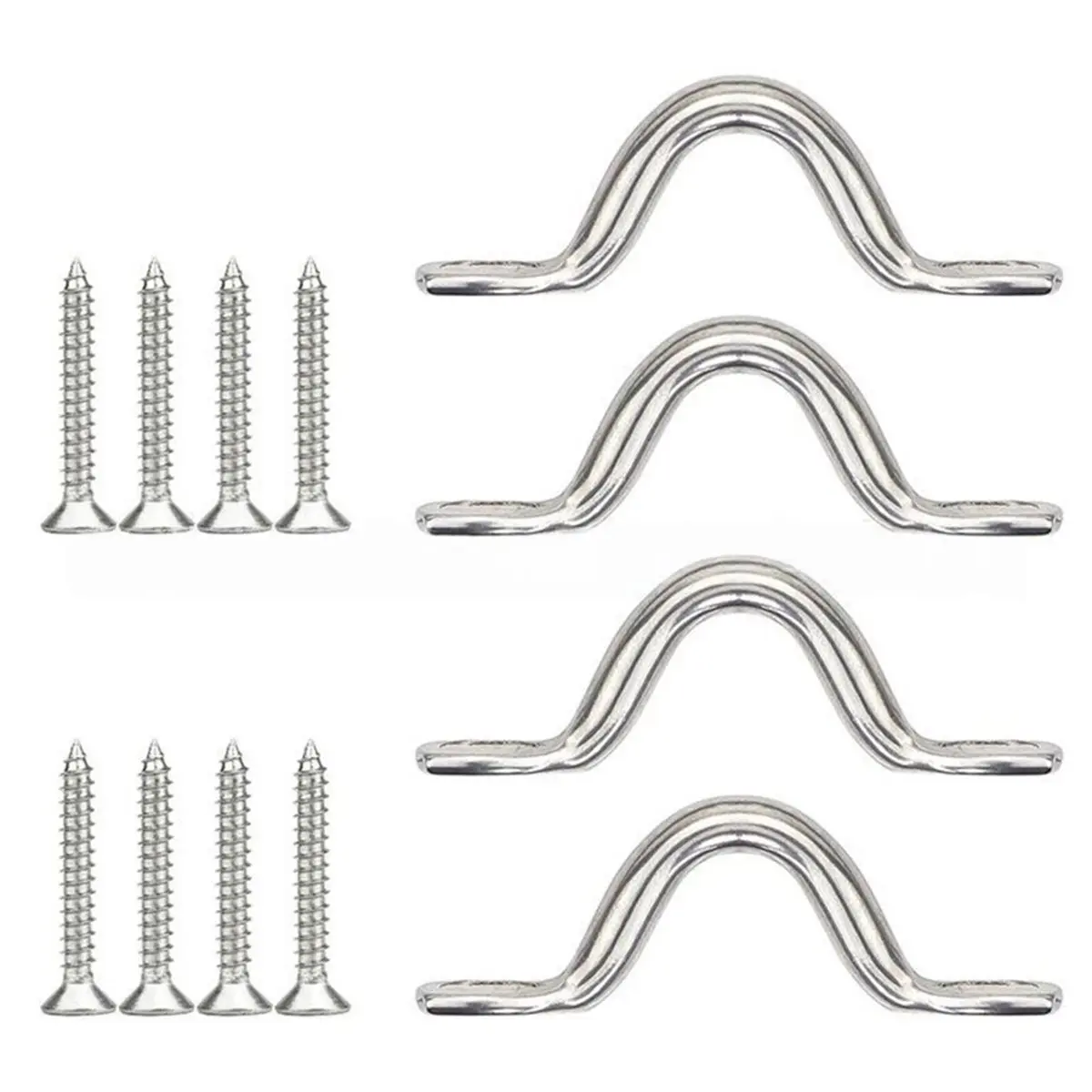 Wire Rope Hardware Kit, Turnbuckle Cable Tensioner Set for 3mm Steel Cable Railing, Awning and Garden Hanging Projects