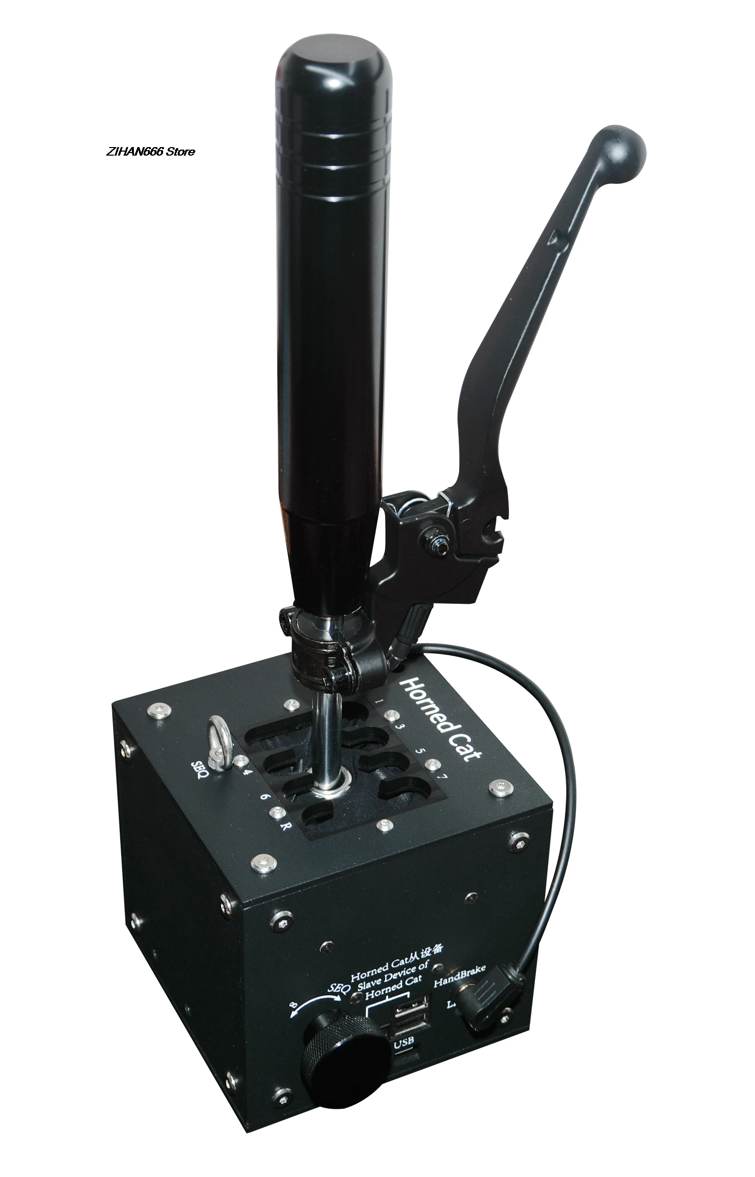 Euro/americano caminhão pc rally racer mudança de engrenagem linear freio de mão sim jogos de corrida para fanatec/trustmaster/logitech/moza