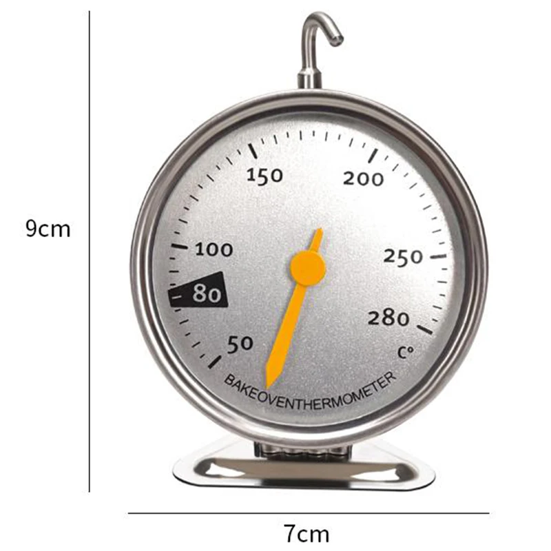 ميزان حرارة فرن للخبز والكعك والخبز واللحوم وأدوات الخبز المصنوعة من الألومنيوم وملحقاتها للمطبخ-يومًا