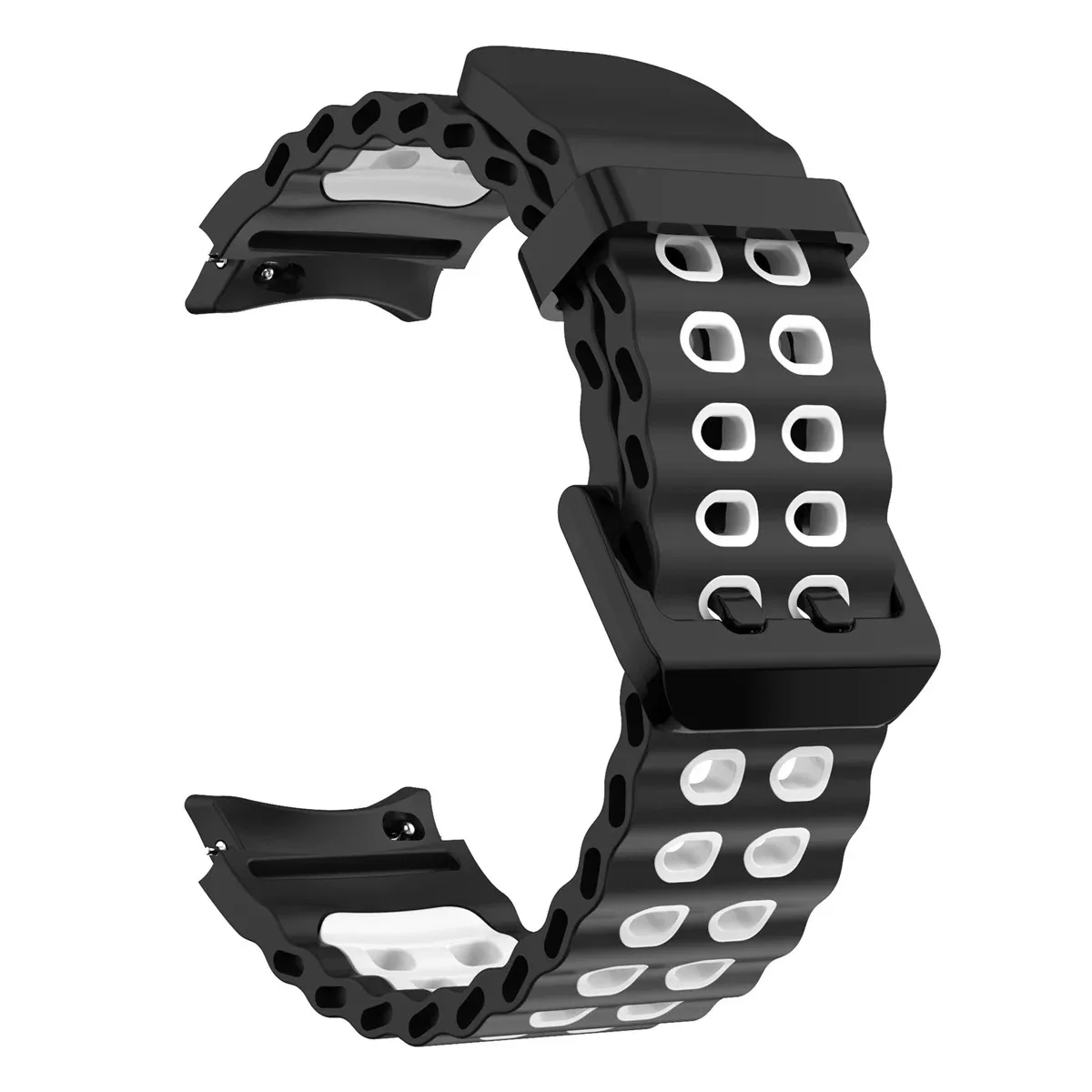 Silicone strap for Samsung Galaxy Watch 7 6 5 44mm 40mm Sports breathable replacement wristband watch 4 6 classic 47mm 46mm 43mm image 4