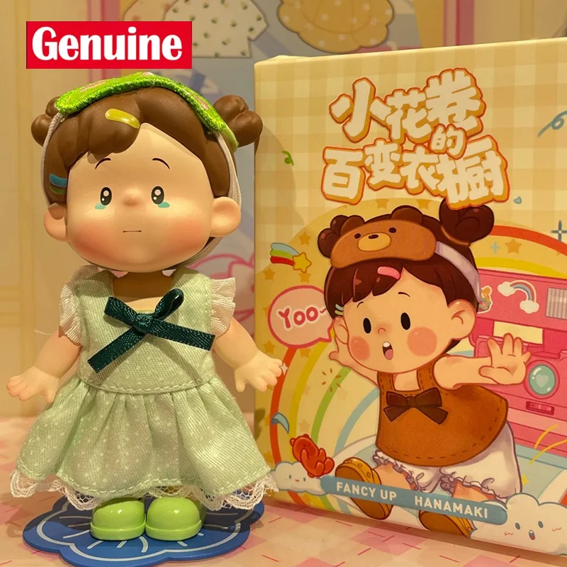 Genuíno fantasia up hanamaki versátil guarda-roupa série bjd kawaii ação anime figuras móvel vestir-se boneca brinquedo presente para meninas