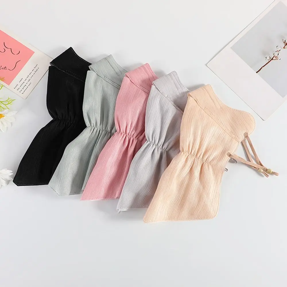 Fashion Anti-UV Ice Silk Mask Quick Drying Breathable Face Cover Neck Protection UPF50+ Hanging Ear Scarf for Women