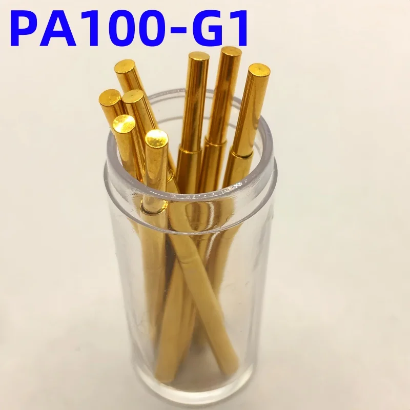20/100PCS PA100-G1 Spring Test Probe PA100-G Test Pin P100-G P100-G1 Test Tool 33.35mm 1.36mm Needle Gold Tip 0.99mm Pogo Pin