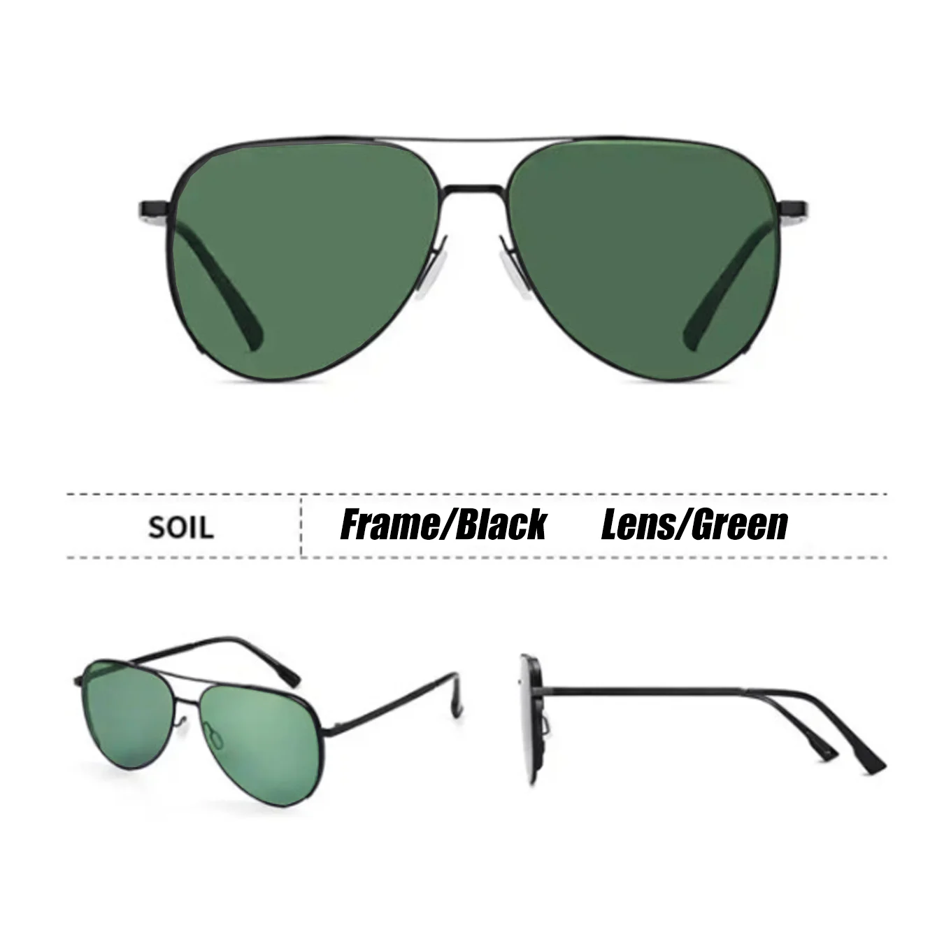 Licbund Lightweight Polarized Sunglasses with Anti-Glare Lenses, Comfortable Eyewear for Driving, Commuting and Outdoor Sports