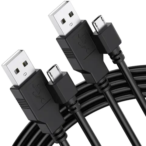 1.8M Micro USB Charging Cable For PS4 Controller/Kindle/Camera/SmartPhone USB A Charger For Computer Laptop Wall Charger