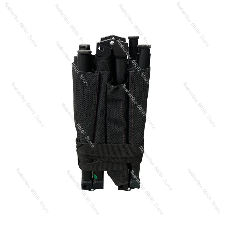 Fire Rescue Four-fold Stretcher | Thickened aluminum alloy portable emergency stretcher cart