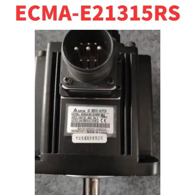 Second-hand test OK 1.5KW B2 servo ECMA-E21315RS motor