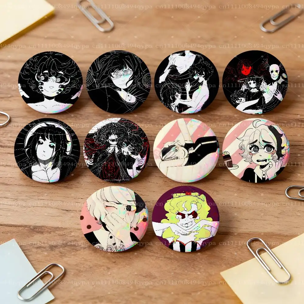 G-Ghost And Pals Pins for Backpacks Funny Pins Acrylic Y2K Aesthetic Pin Cute Bag Lapel Brooch Clip Badges Accessories