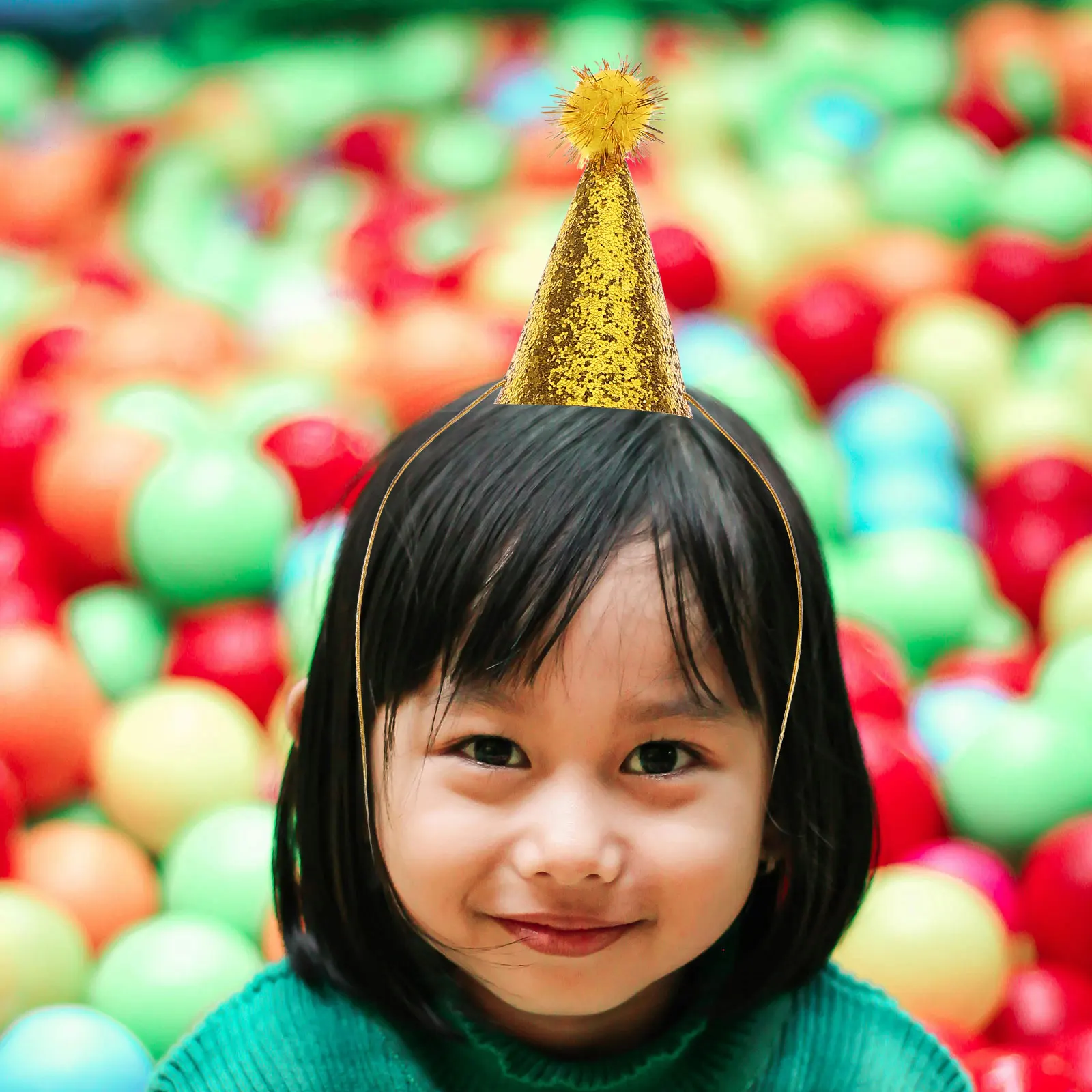 

6 Pcs Children's Birthday Crown Hat Baby Hats for Kids Golden Shower Party Supplies