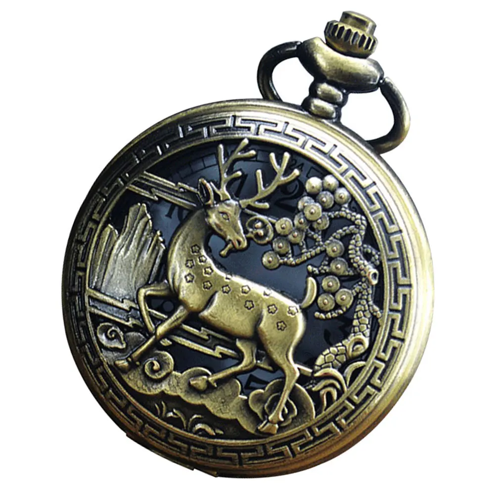 Reloj de bolsillo vintage, colgante decorativo ligero, compacto, pequeño, retro, mecánico, para hombres y mujeres, relojes de bolsillo