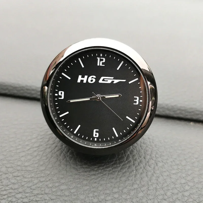 Car Styling For GWM Haval H6 GT/H6S/H6 2022 2023 2024 2025 Car Clock Electronic Quartz Watch Auto Dashboard Decorate Accessories