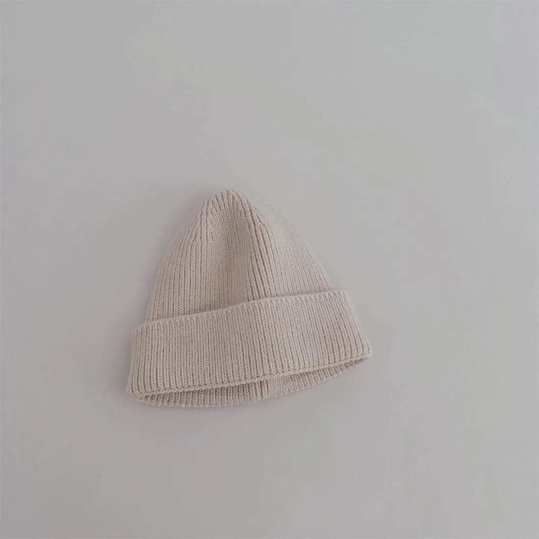 Bonnet Triblockchain en Coton Doux et Chaud pour Enfant Garçon et Fille, Chapeau Décontracté de Couleur Unie, à la Mode, Collection Automne et Hiver