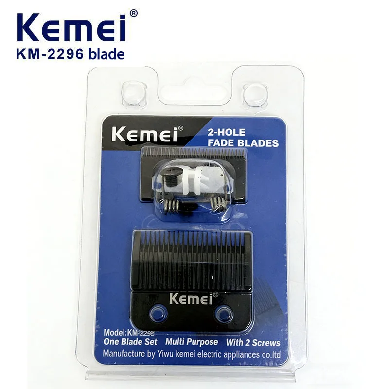 

Оригинальное сменное лезвие KEMEI для профессиональной машинки для стрижки Kemei KM-2296, нож для стрижки волос, запчасти и аксессуары