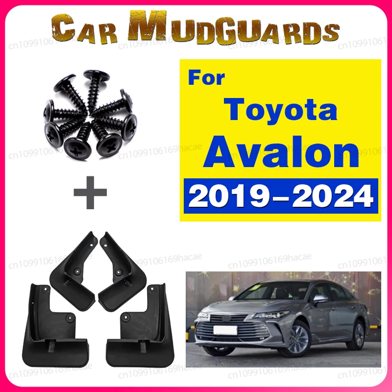 Mud Flap for Toyota Avalon XX50 50 2019~2024 2022 2021 2020 Accessories Splash Fender Guard Front Rear Wheel Mudflaps Car Stying