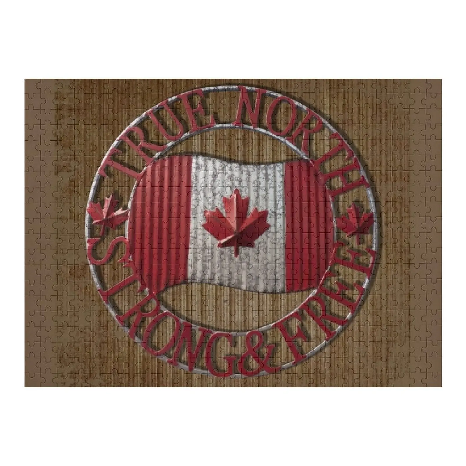 

Oh Canada Jigsaw Puzzle Custom Photo Personalized Gift Married Puzzle