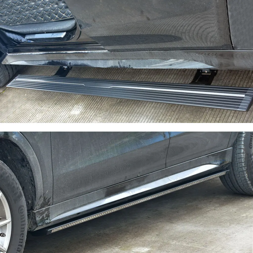 Fits for 2019-2025  BMW X5 G05 Deployable Power Electric Running Boards, Aluminum Retractable Side Step Nerf Bars