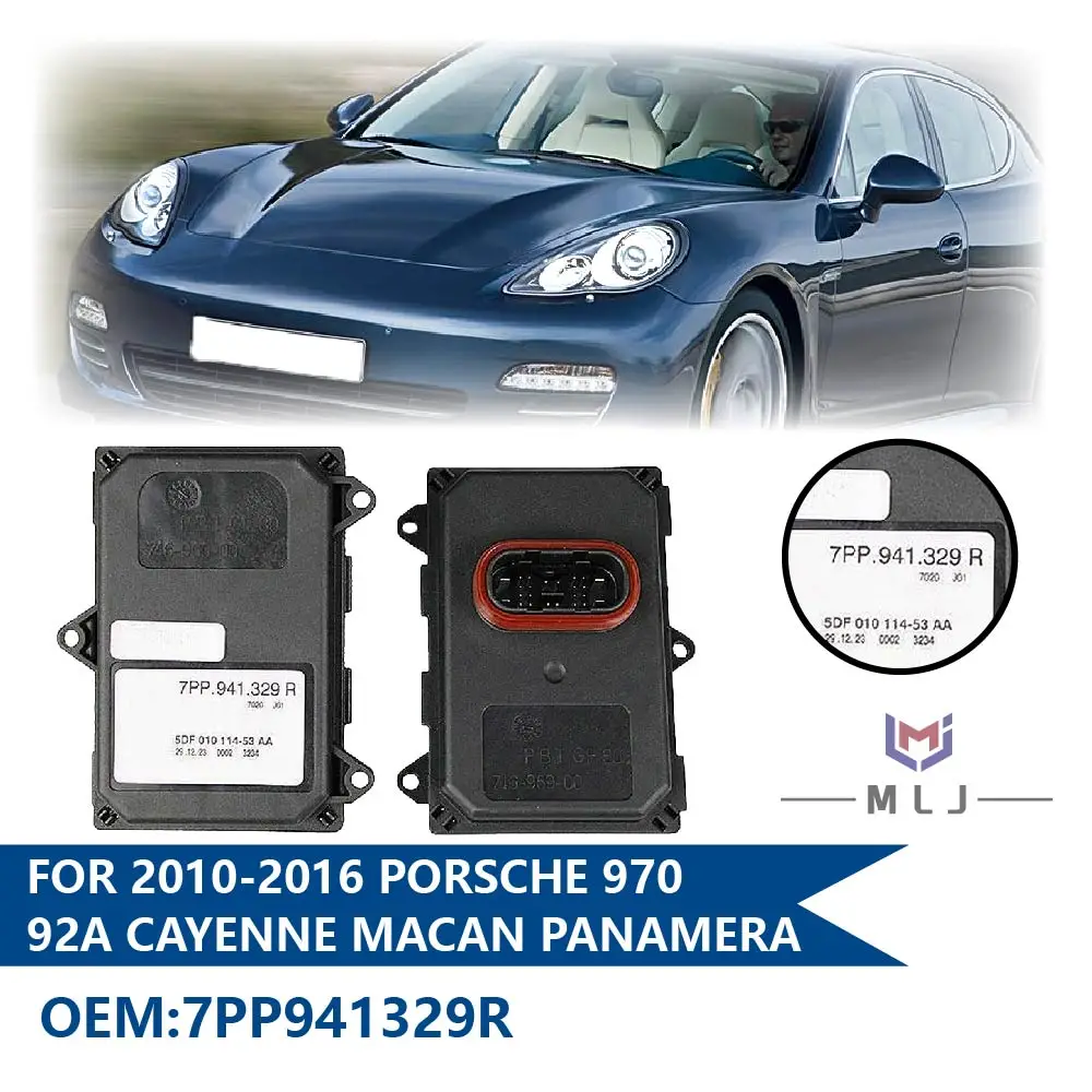 

7PP941329R LED Headlight AFS SteeringModule For 2010-2016 Porsche 970 92A Cayenne Macan Panamera Ballast FollowerController Unit