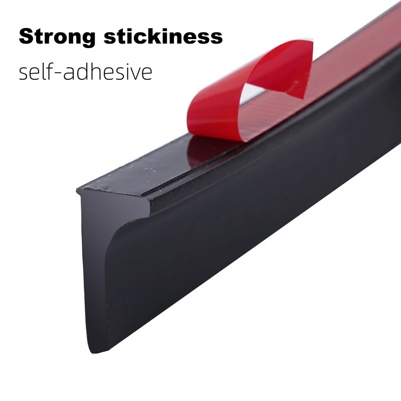 Shower Threshold Water Guard Dam Bottom Seal for Bathroom Glass Shower Door Strip Dry Wet Separation Caulk L-shaped Edge Strip