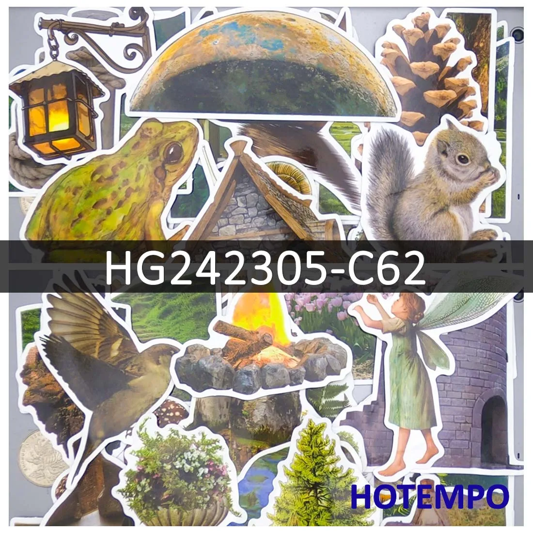 30/60Pieces Countryside Scenery Stickers Nostalgic Style Leisure Travel for Phone Journal Luggage Motorcycle Car Laptop Sticker