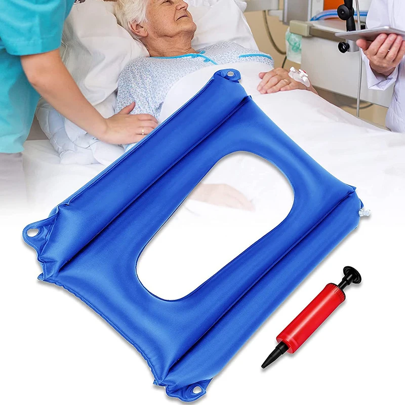 Wheelchair Inflatable Cushion Bed-ridden Elderly Anti-decubitus Buttocks Anti-pressure Sore Seat Cushion Toilet Seat Air Washer