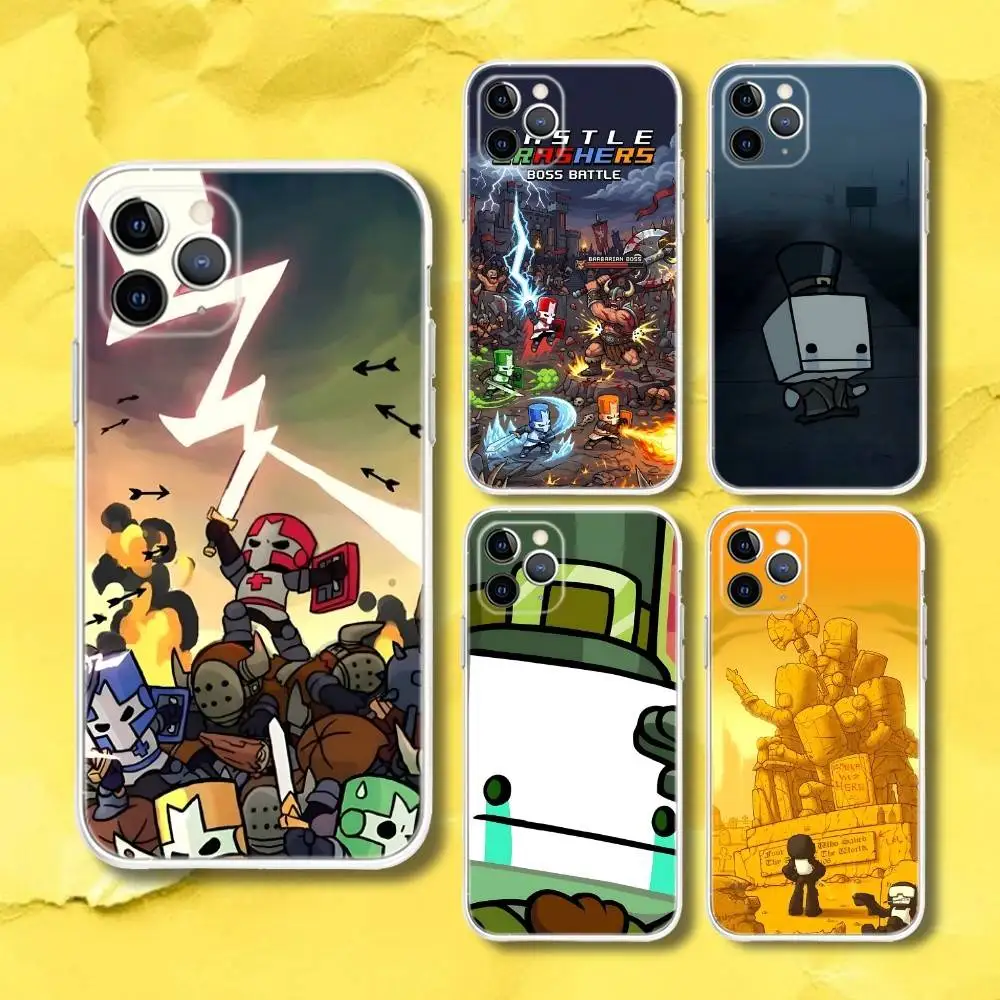 

C-Castle C-Crashers Game Phone Case For iPhone 17,16,15,11,12,14,13 Pro Max Plus Mini X,XS,XR,7,16E Air Transparent Cover Fundas