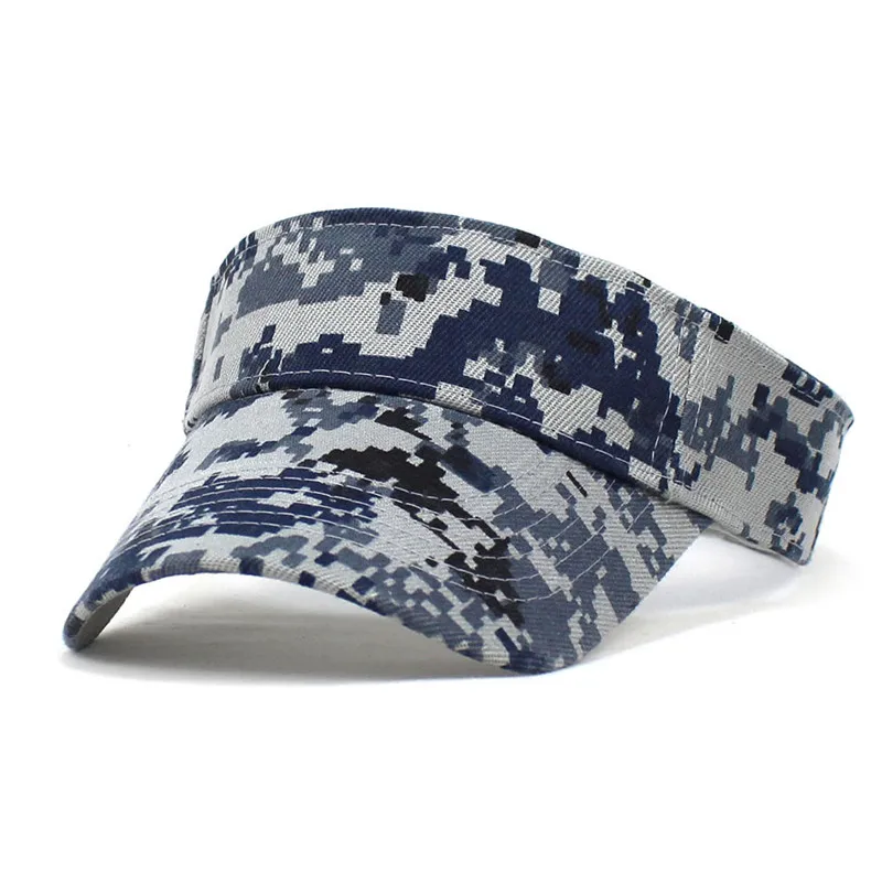 Polyester Camouflage Visors Adjustable Sun Protection Cap For Men and Women 03