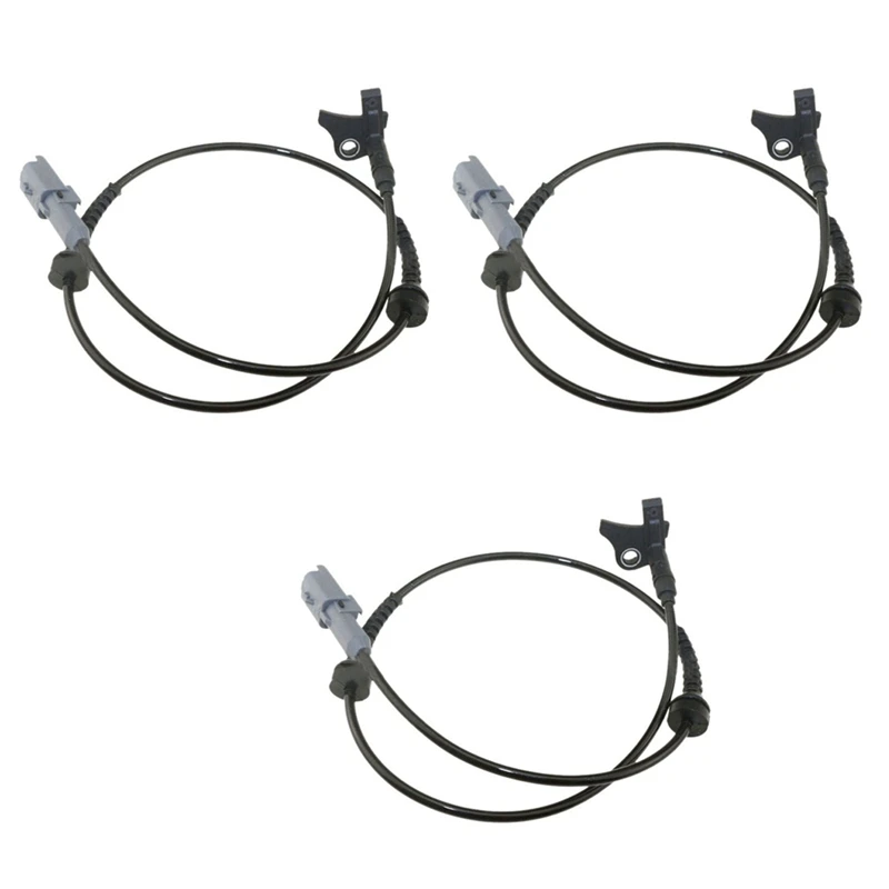 3X 9665386780 ABS Wheel Speed Sensor Plug Front Left Right 4545K3 4545F5 96496780 For Peugeot 307 308 Citroen C4 DS4