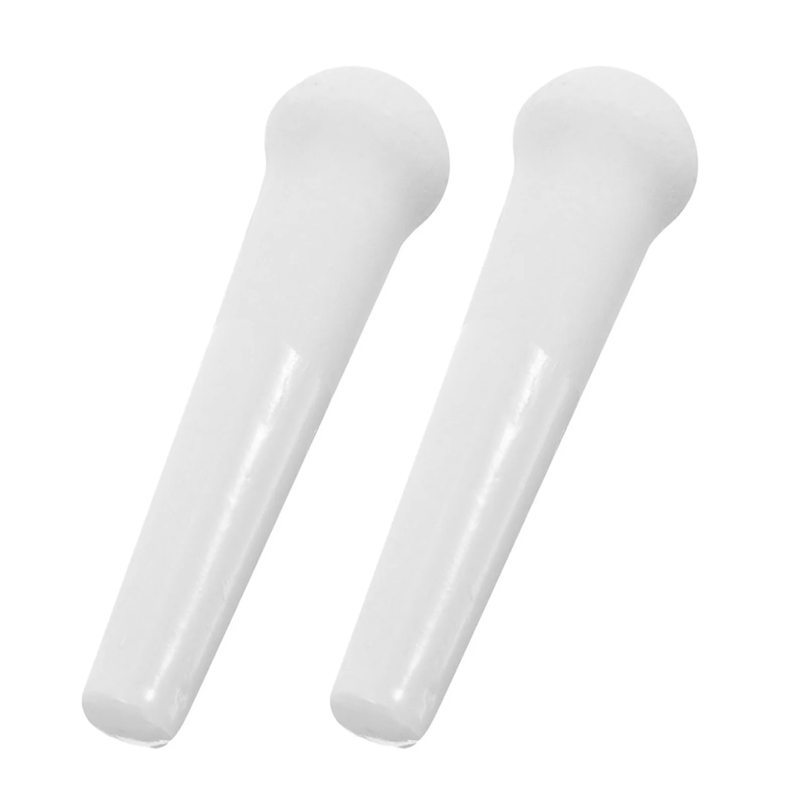 

2Pcs Multi-Use Ceramic Pestle Food Grinding Rod Manual Garlic Masher Medicine Crusher Kitchen Tool Easy Clean