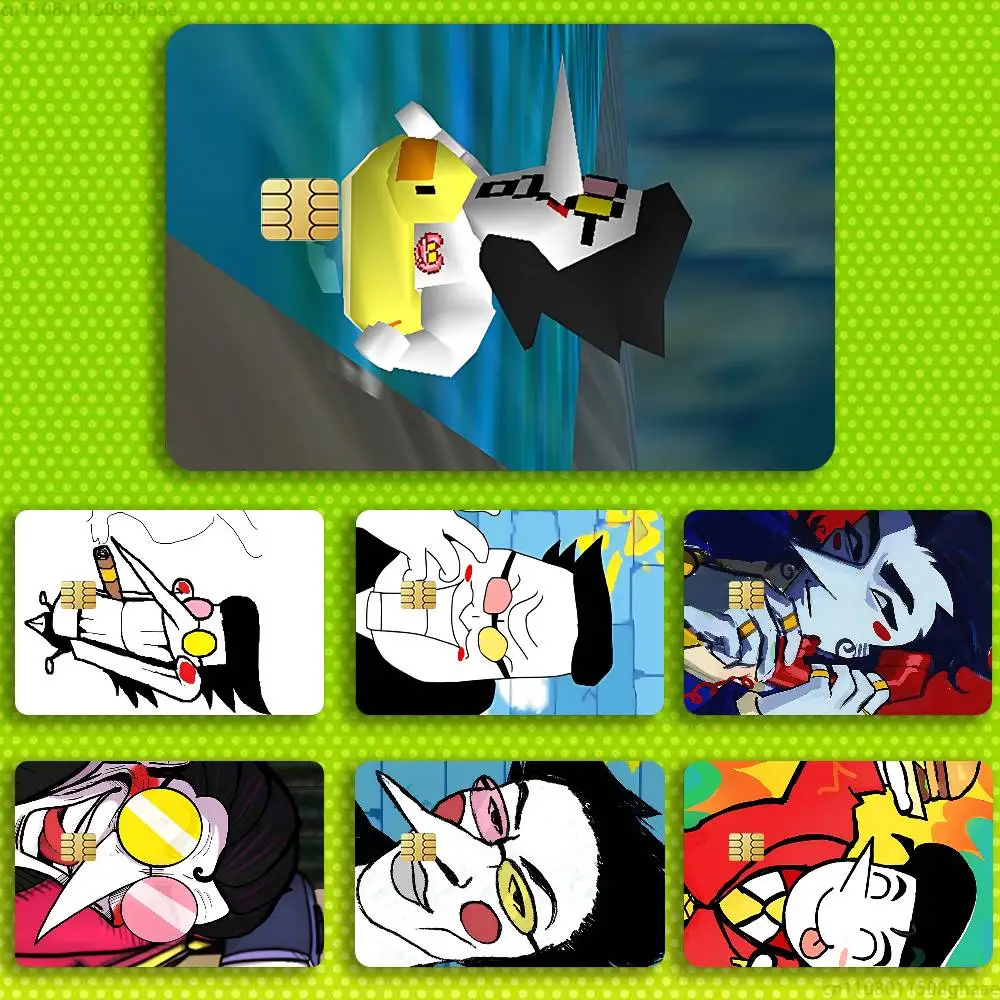 

Game D-Deltarune Spamton Card Sticker Diy Decorate Exquisite Bank Card Decals Patch Documents Birthday Gift