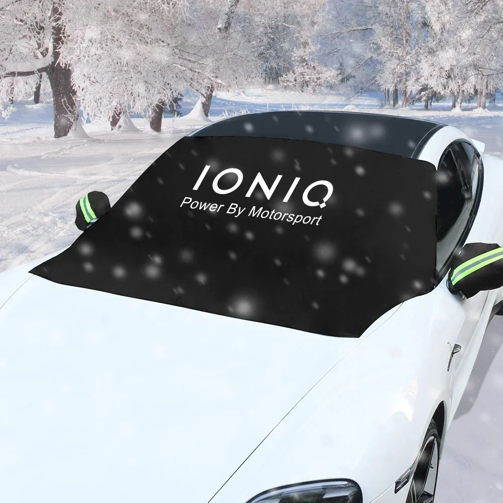 For Hyundai IONIQ 5 6 7 Car Front Windscreen Snow Ice Shield Cover Autos Windshield Sunshade Anti-uv Car Sun Protective Cover