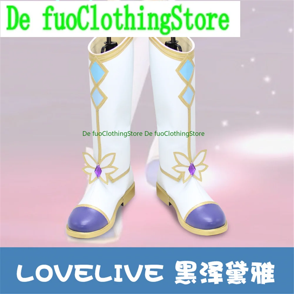 DefuoClothing Love Live Sunshine Kurosawa Dia أحذية كوسبلاي أحذية لعبة أنيمي لعبة لعب الأدوار أحذية حفلات الهالوين أحذية